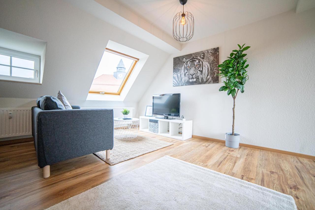 Ferienwohnung Fullhouse - Zwickau - L8 - Balcony - Smarttv - Nespresso Exterior foto